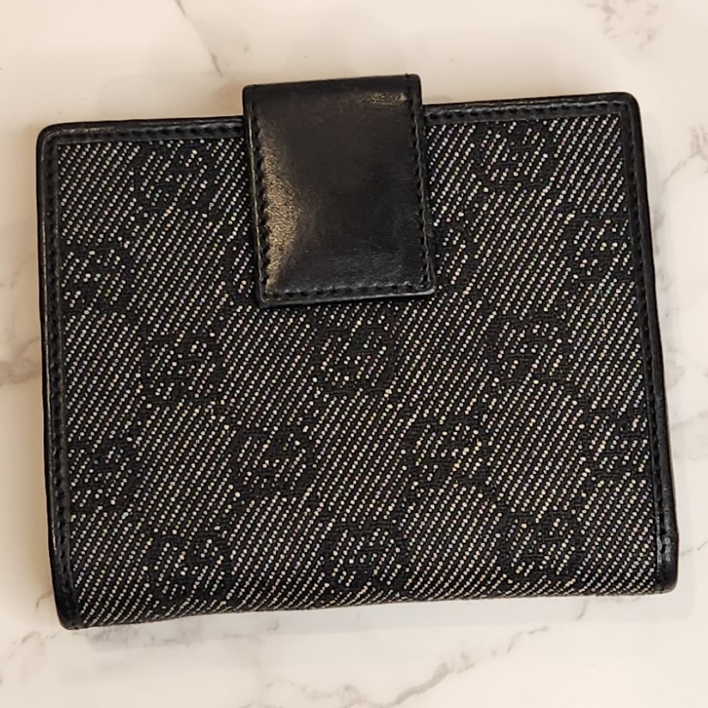 Auth Gucci GG Canvas/Leather Bifold Wallet - Picture 2 of 14